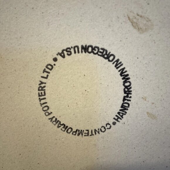 Contemporary Pottery LTD Oregon Ceramic Cow Veggie Chips Platter & Dip Bowl - Picture 5 of 11